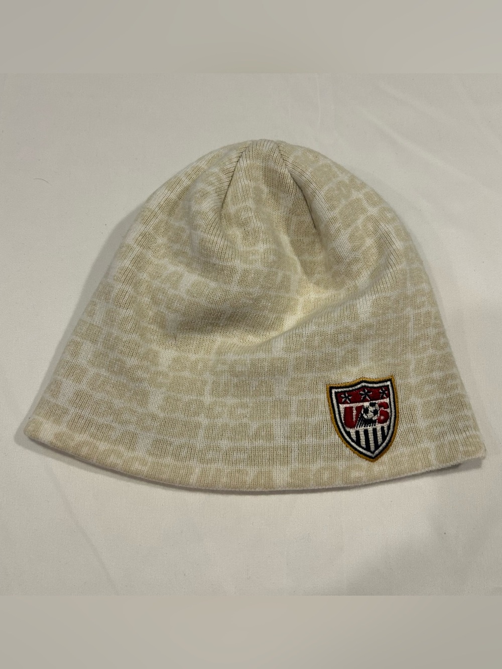 Nike Soccer Knit Beanie with Orange Logo Tag